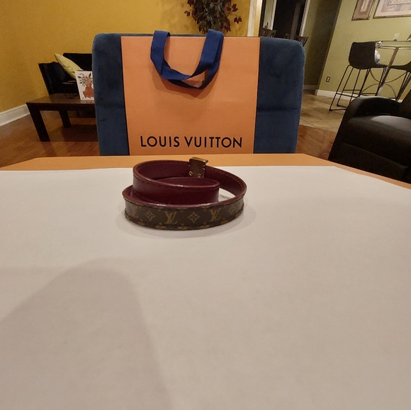 Louis Vuitton Double Wrap Lock It Monogram & Berry Bracelet - Picture 11 of 12
